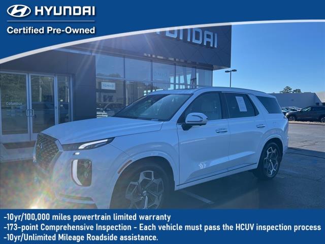 Certified 2022 Hyundai Palisade Calligraphy with VIN KM8R74HE5NU345630 for sale in Columbus, MS