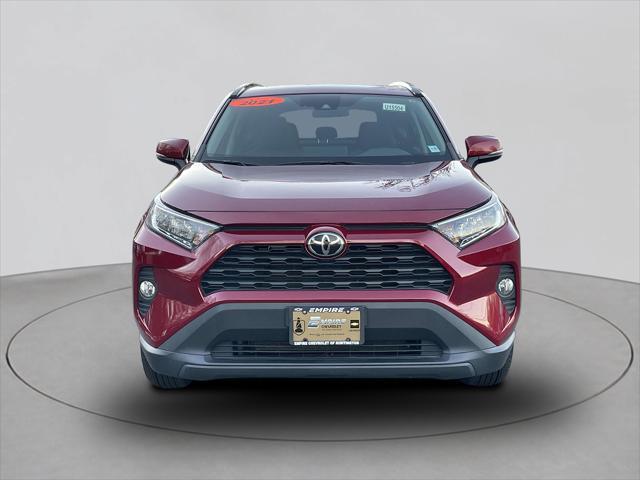 Used 2021 Toyota RAV4 XLE with VIN 2T3P1RFV9MW222640 for sale in Huntington, NY