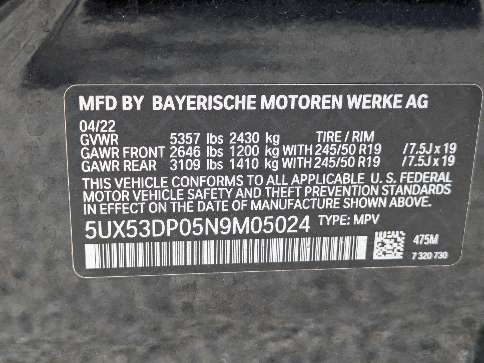 2022 BMW X3 xDrive30i Vehicle Photo in Sarasota, FL 34231