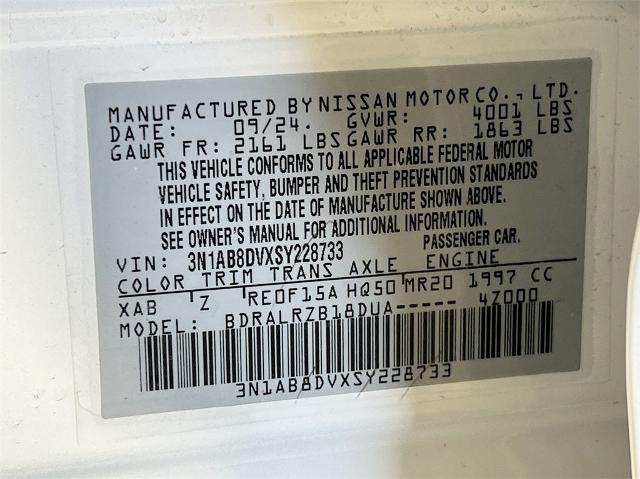 2025 Nissan Sentra Vehicle Photo in Tulsa, OK 74129