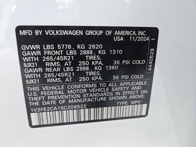 2025 Volkswagen Atlas Cross Sport Vehicle Photo in WEATHERFORD, TX 76087