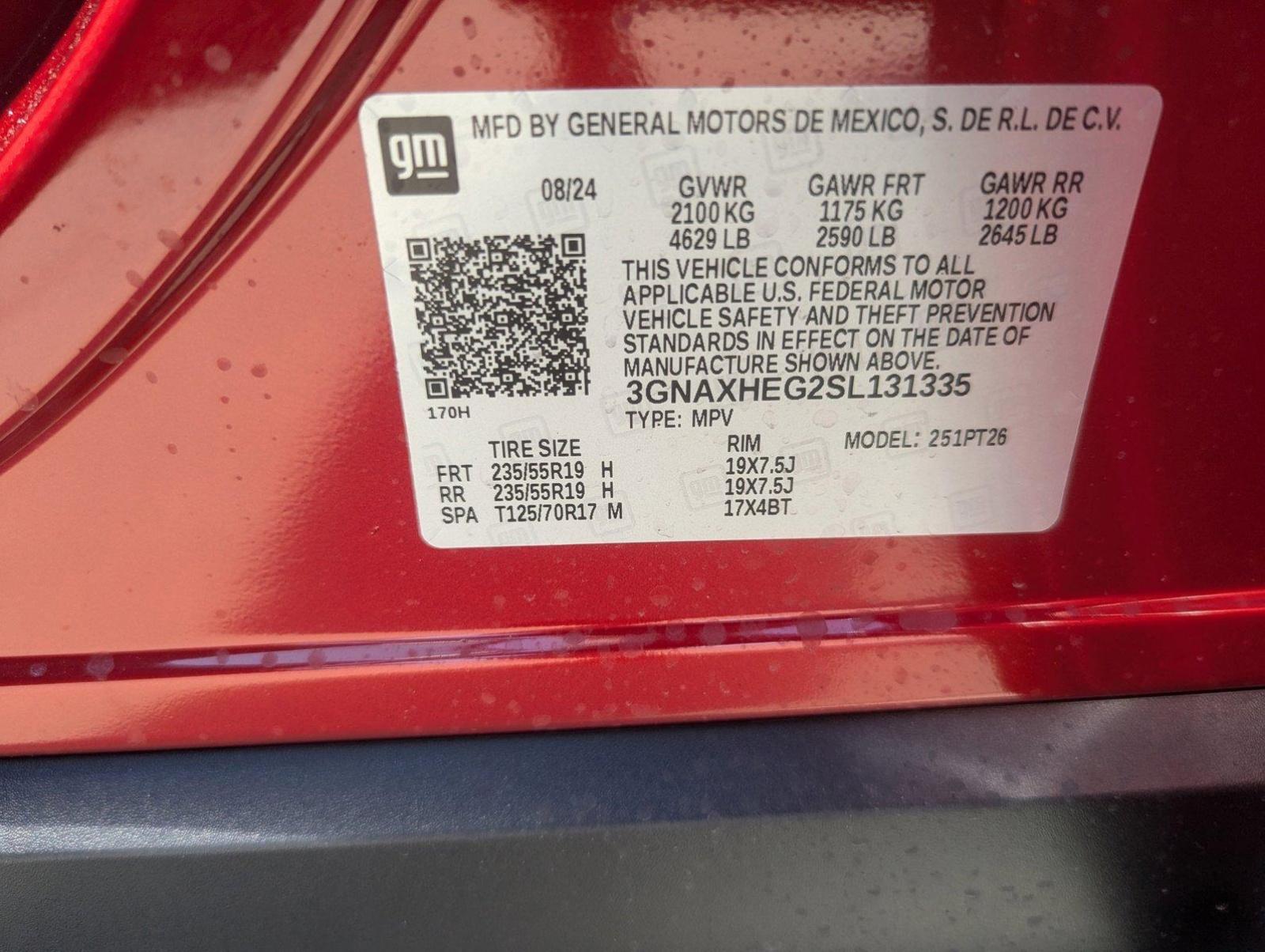 2025 Chevrolet Equinox Vehicle Photo in CORPUS CHRISTI, TX 78412-4902