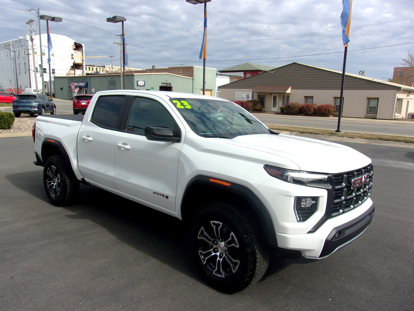 Certified 2023 GMC Canyon AT4 with VIN 1GTP6DEK1P1268106 for sale in Kansas City