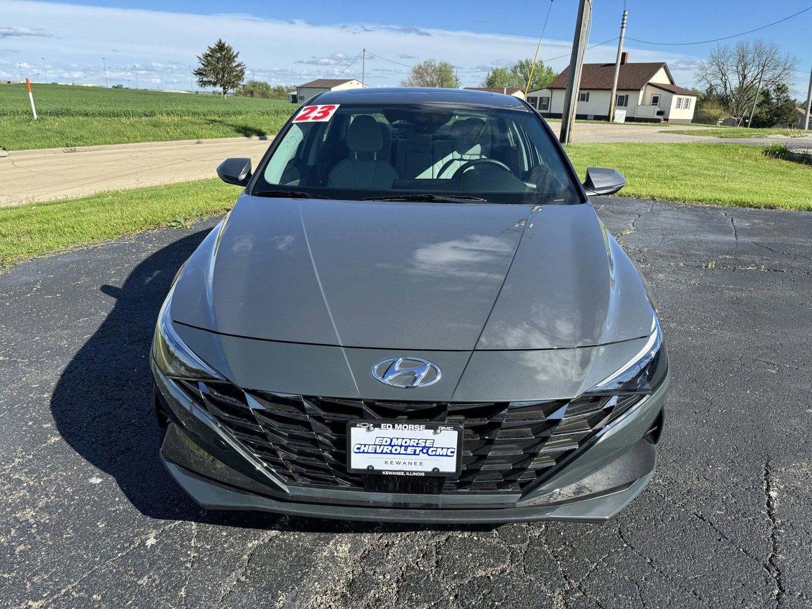 Used 2023 Hyundai Elantra Limited with VIN KMHLN4AJ9PU085433 for sale in Kewanee, IL