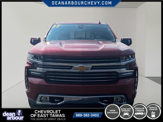 Used 2022 Chevrolet Silverado 1500 Limited High Country with VIN 3GCUYHED7NG200087 for sale in East Tawas, MI