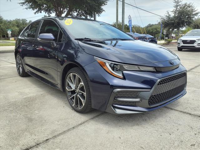 Used 2022 Toyota Corolla SE with VIN 5YFS4MCE9NP137415 for sale in Melbourne, FL