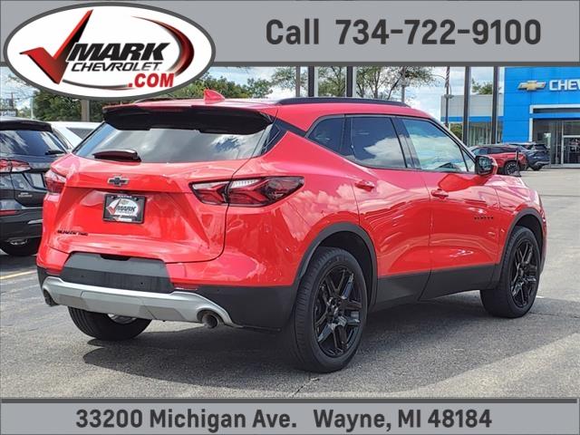 Used 2022 Chevrolet Blazer 2LT with VIN 3GNKBHR40NS213576 for sale in Wayne, MI