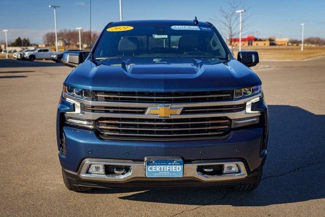 Certified 2021 Chevrolet Silverado 1500 High Country with VIN 3GCUYHEL1MG179517 for sale in Willmar, Minnesota