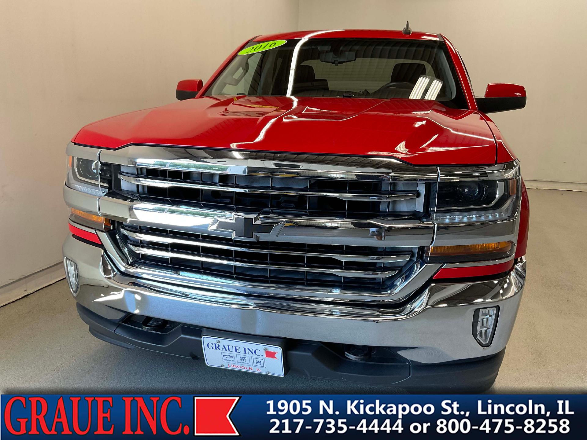 Used 2016 Chevrolet Silverado 1500 LT with VIN 1GCVKREC3GZ227793 for sale in Lincoln, IL