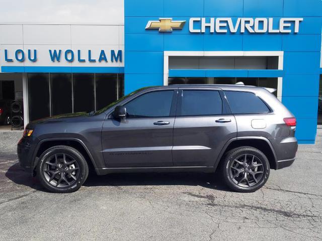 Used 2021 Jeep Grand Cherokee 80th Edition with VIN 1C4RJFBG0MC808998 for sale in Cortland, OH