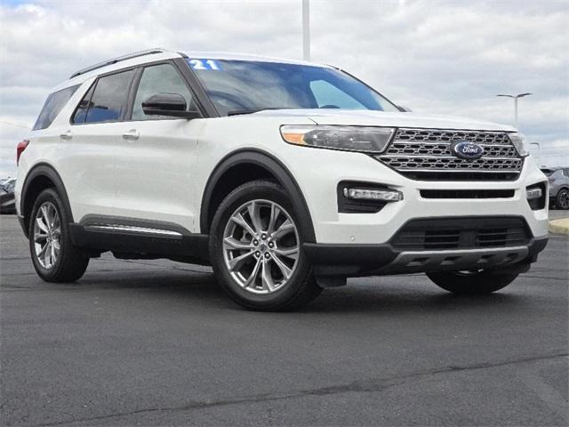 Used 2021 Ford Explorer Limited with VIN 1FMSK8FH8MGC14628 for sale in Columbus, OH