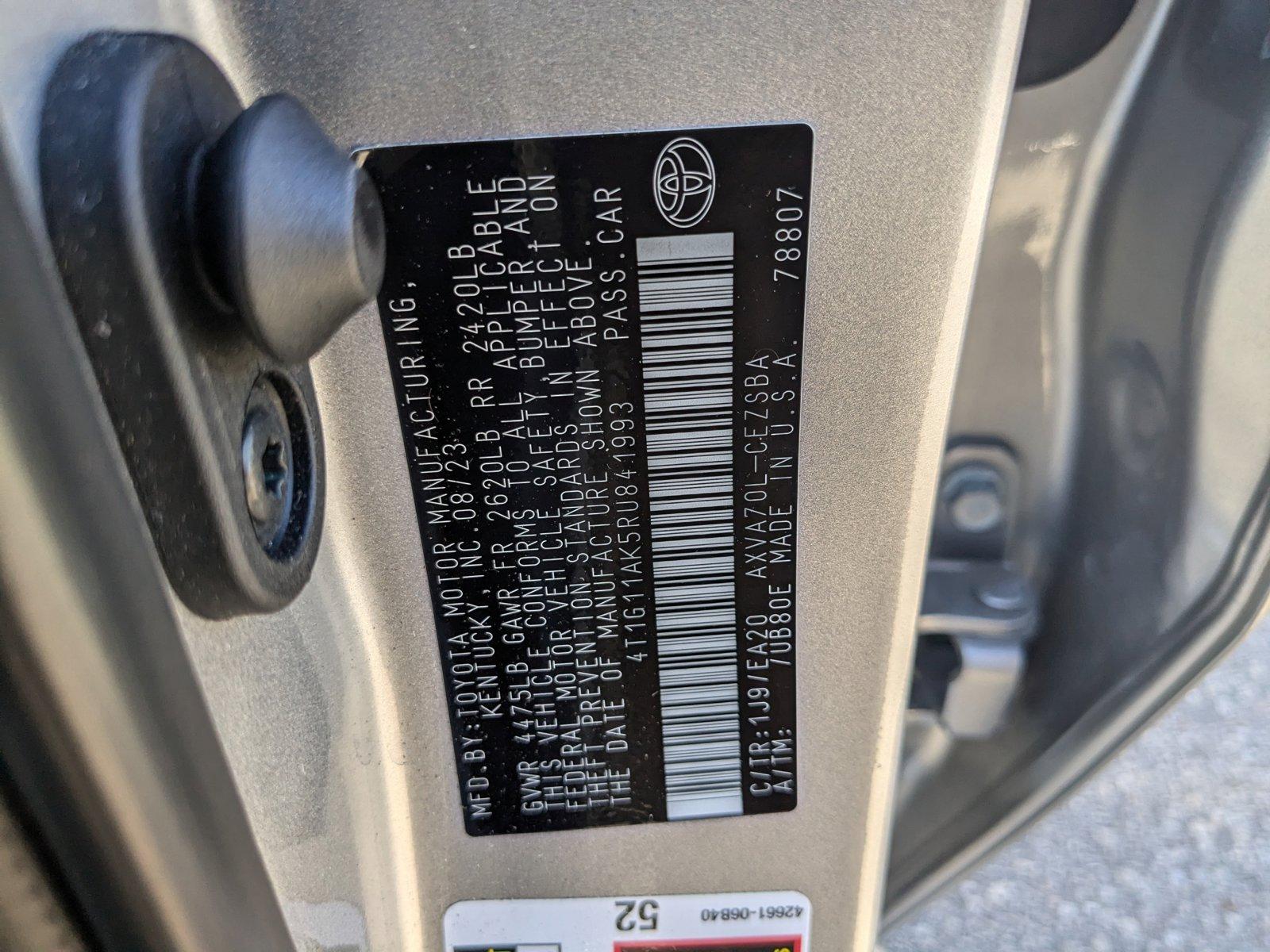 2024 Toyota Camry Vehicle Photo in Winter Park, FL 32792