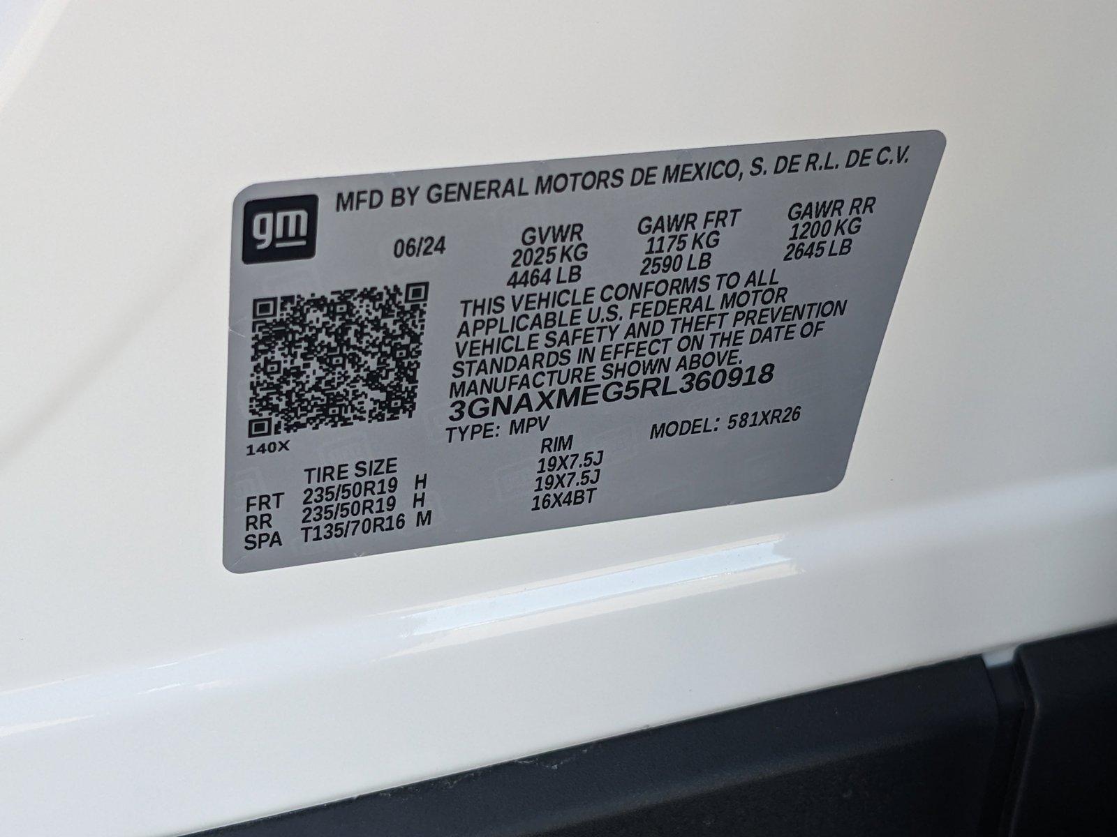 2024 Chevrolet Equinox Vehicle Photo in ORLANDO, FL 32808-7998