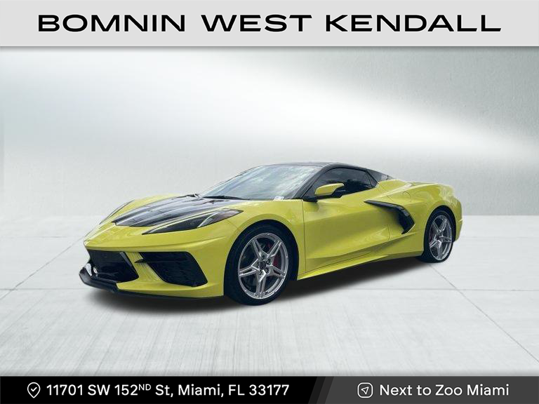 Used 2022 Chevrolet Corvette 3LT with VIN 1G1YC3D43N5114117 for sale in Miami, FL