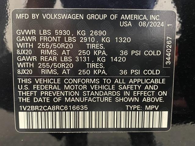 2024 Volkswagen Atlas Vehicle Photo in Appleton, WI 54913