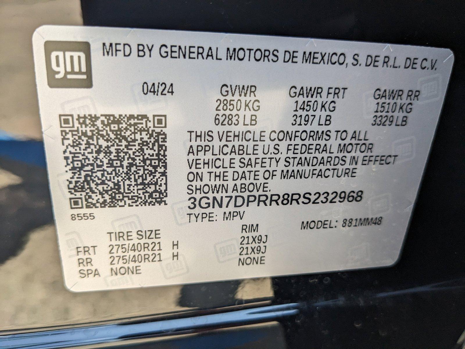 2024 Chevrolet Equinox EV Vehicle Photo in HOUSTON, TX 77034-5009