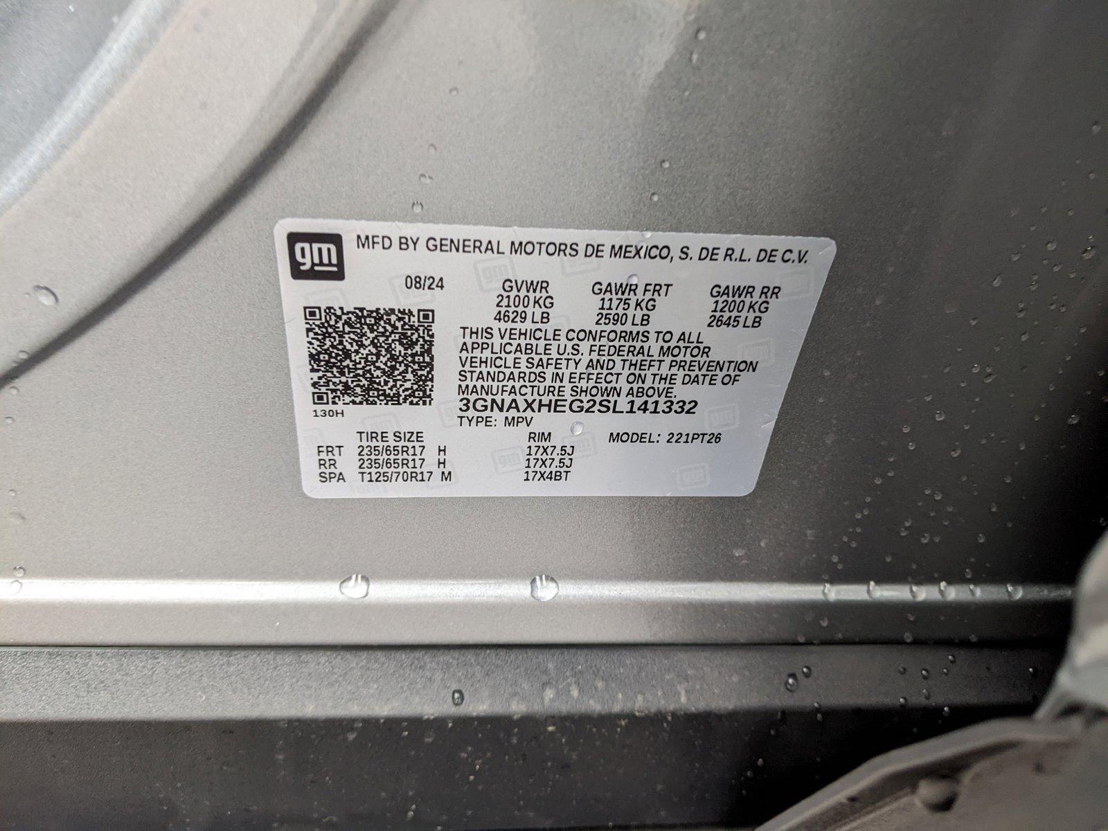 2025 Chevrolet Equinox Vehicle Photo in LAUREL, MD 20707-4697