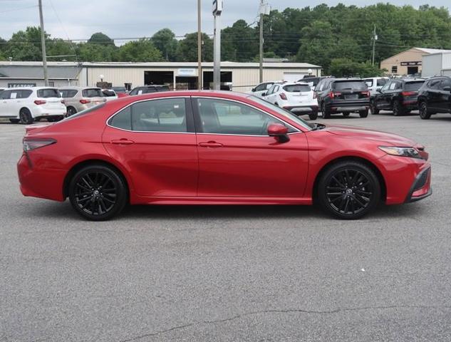 Used 2021 Toyota Camry SE Nightshade with VIN 4T1G11AK9MU474234 for sale in Gainesville, GA