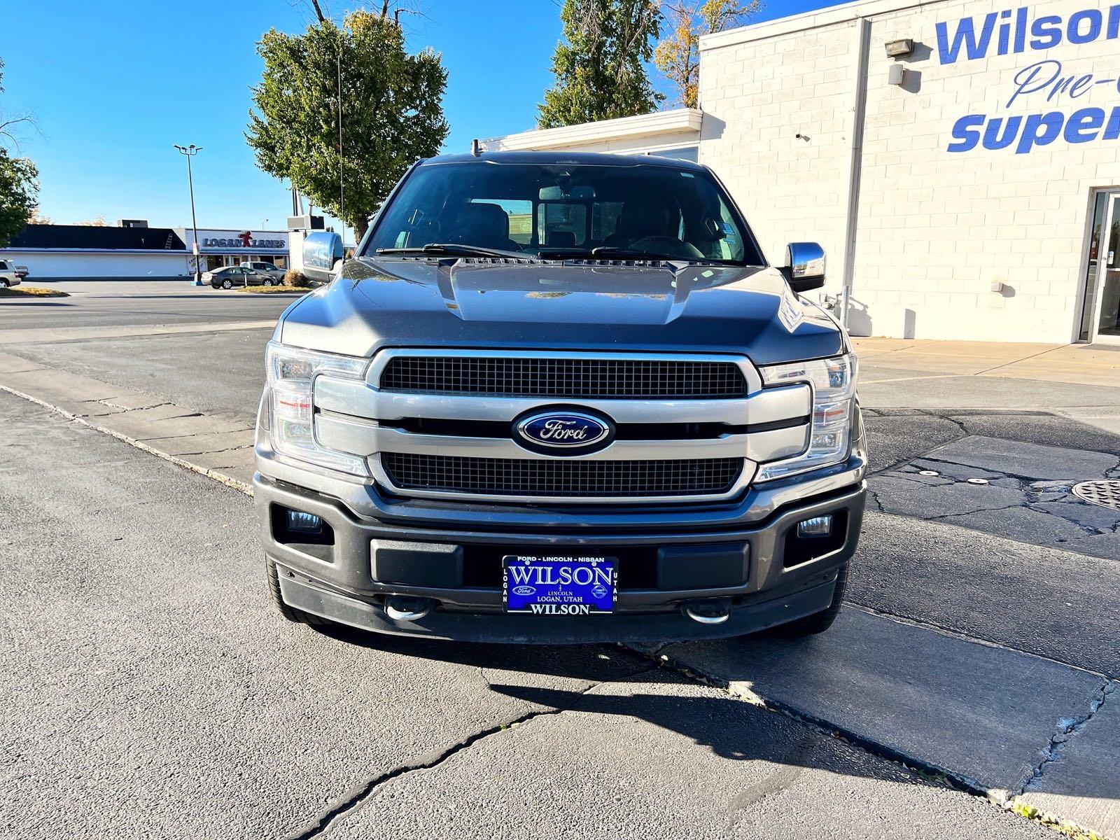 Used 2020 Ford F-150 Platinum with VIN 1FTEW1E4XLFA21719 for sale in Logan, UT