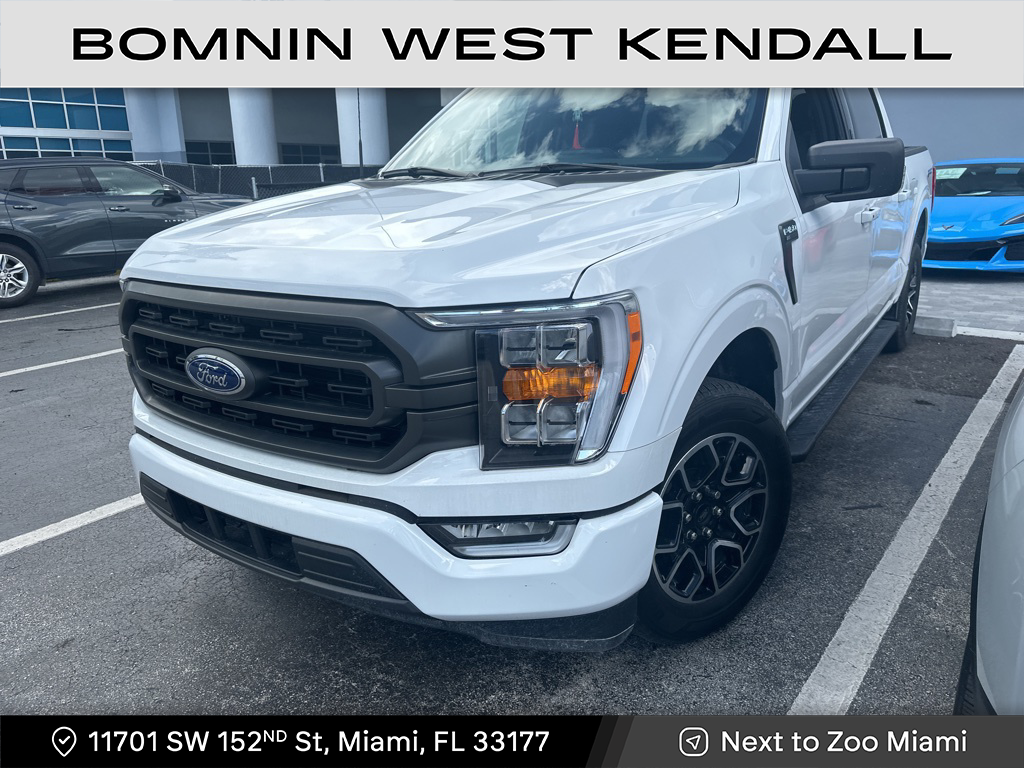 Used 2023 Ford F-150 XLT with VIN 1FTEW1CP1PKD14936 for sale in Miami, FL