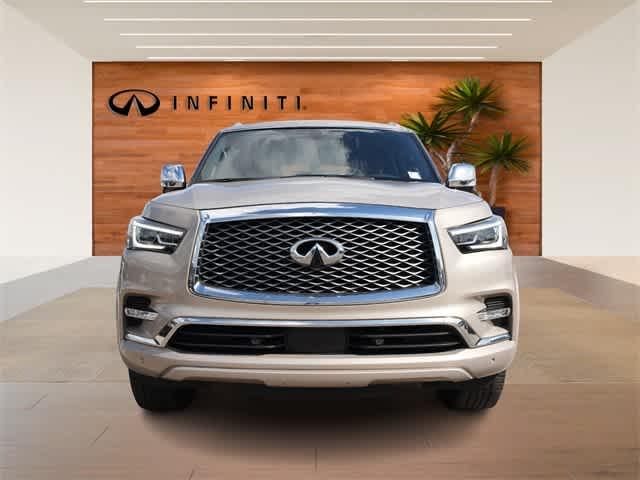 Used 2023 INFINITI QX80 Sensory with VIN JN8AZ2BF3P9756410 for sale in Houston, TX