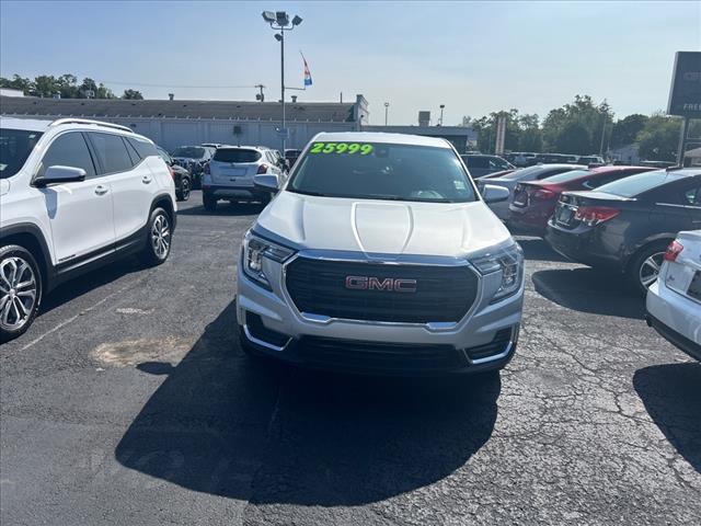 Used 2022 GMC Terrain SLE with VIN 3GKALTEV2NL261596 for sale in Richmond, IN