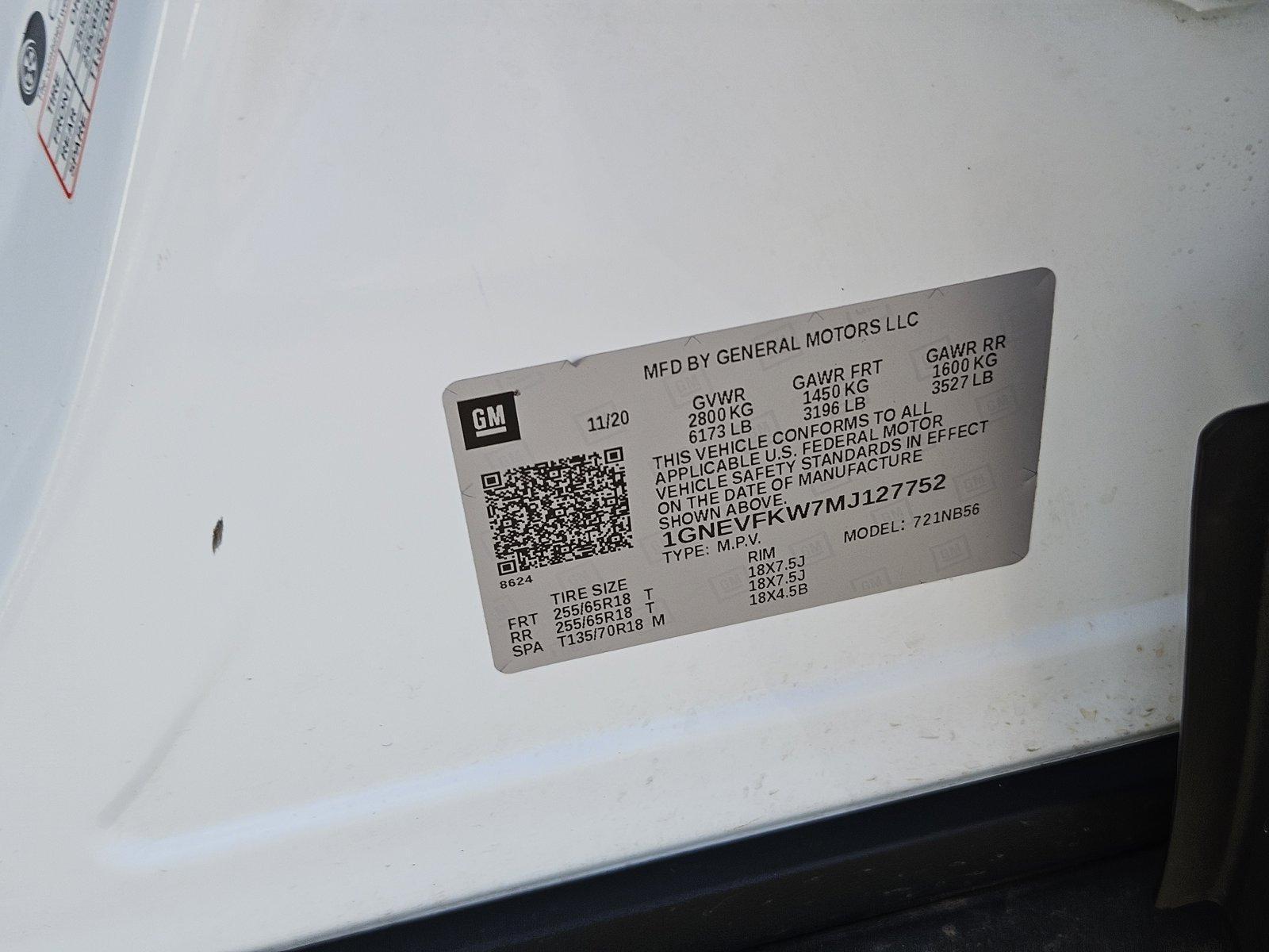 2021 Chevrolet Traverse Vehicle Photo in PEORIA, AZ 85382-3715