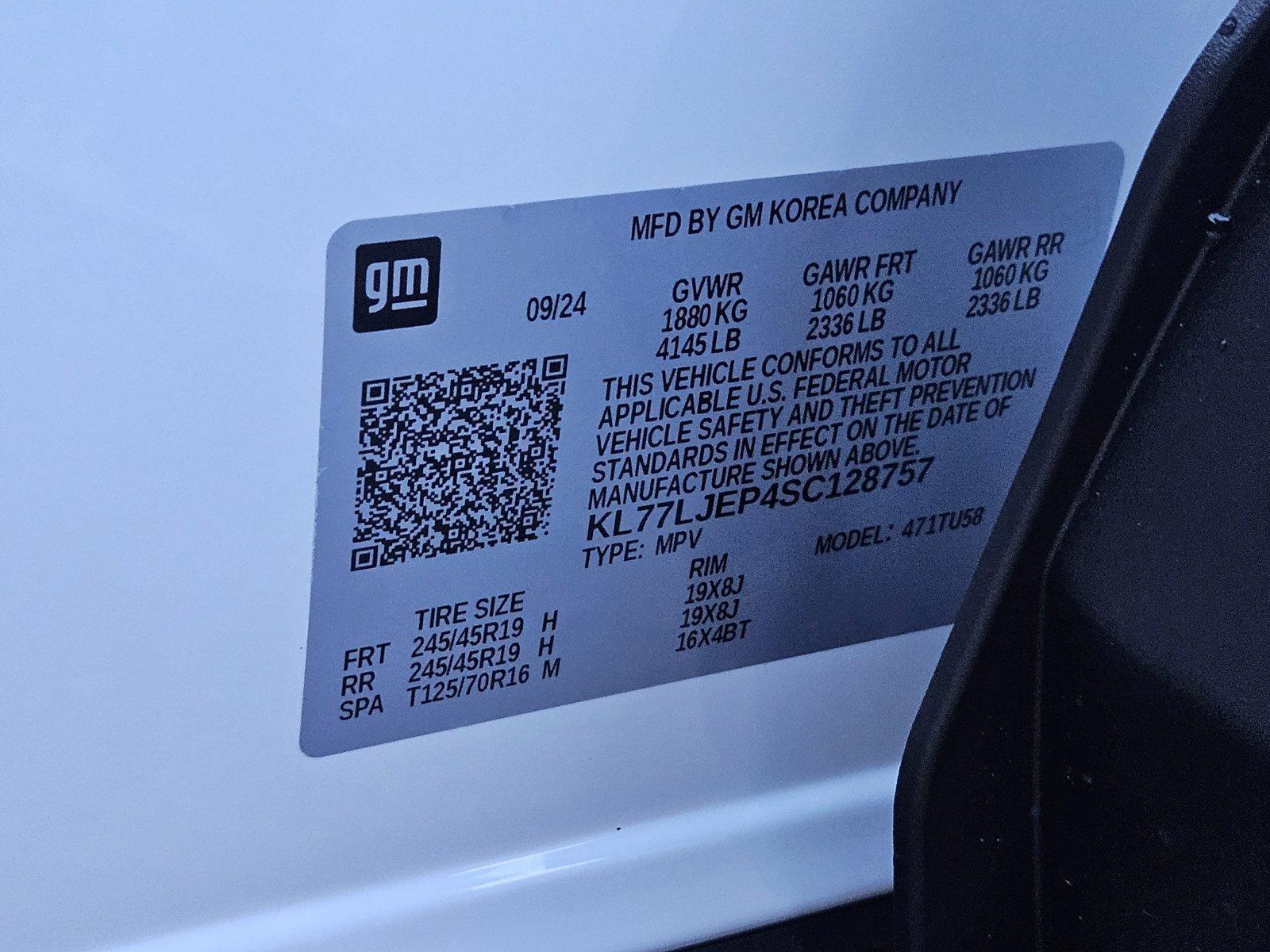 2025 Chevrolet Trax Vehicle Photo in WACO, TX 76710-2592