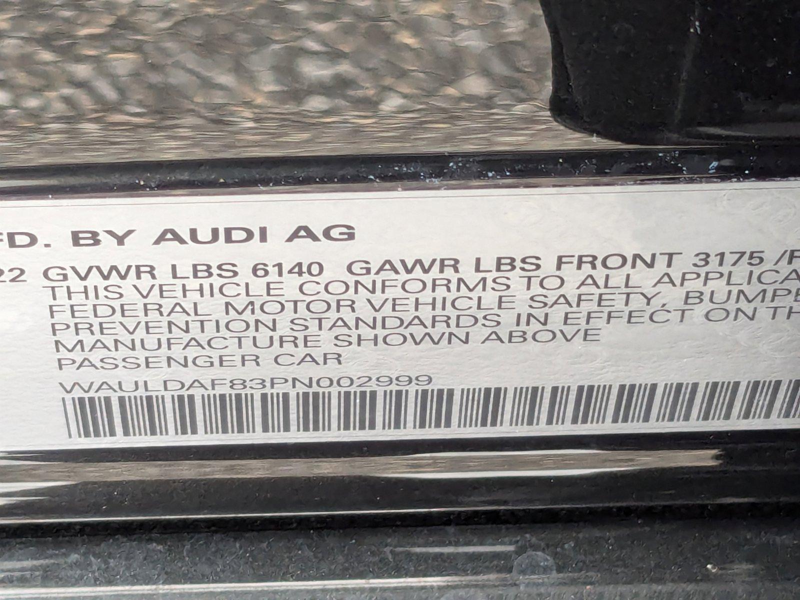 2023 Audi A8 Vehicle Photo in St. Petersburg, FL 33713