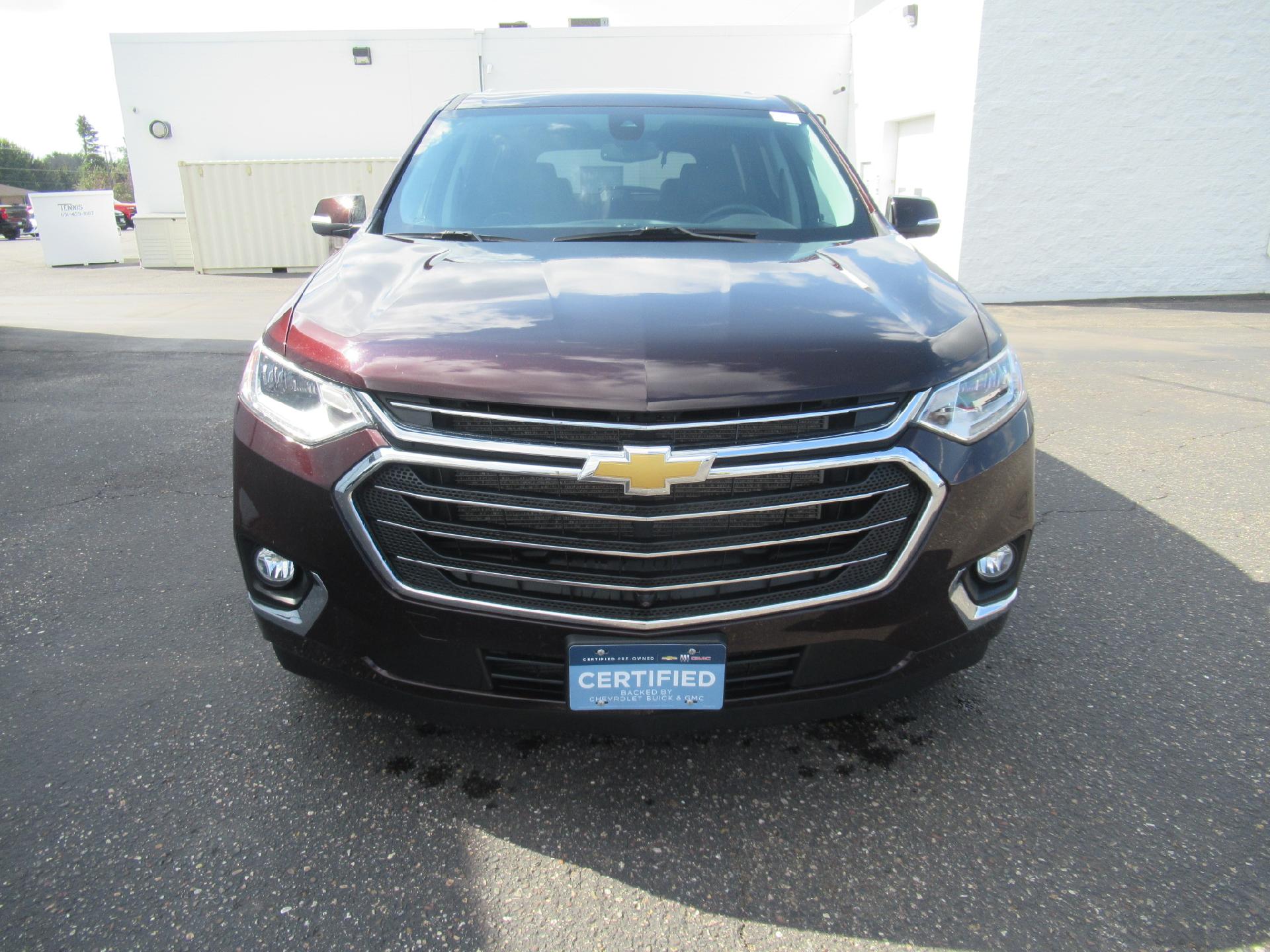 Certified 2021 Chevrolet Traverse Premier with VIN 1GNEVKKW8MJ208414 for sale in Prescott, WI