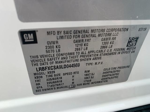 2020 Buick Envision Vehicle Photo in ZELIENOPLE, PA 16063-2910