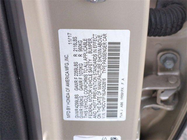 2018 Honda Accord Sedan Vehicle Photo in PASADENA, CA 91107-3803