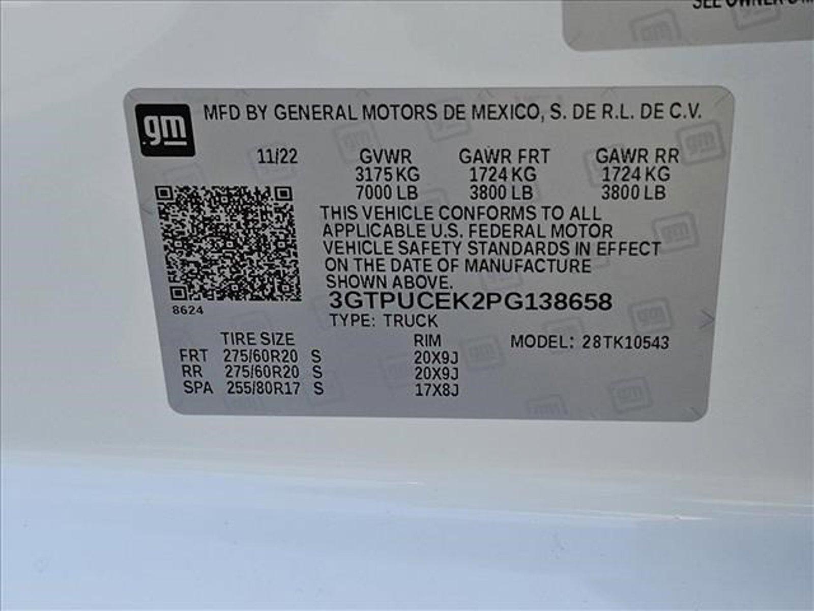 2023 GMC Sierra 1500 Vehicle Photo in GILBERT, AZ 85297-0446