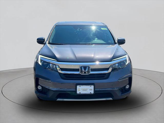 Used 2021 Honda Pilot EX-L with VIN 5FNYF6H56MB035640 for sale in Hicksville, NY