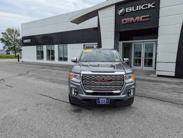 Certified 2021 GMC Canyon Denali with VIN 1GTG6EEN4M1146125 for sale in Saint Albans, VT