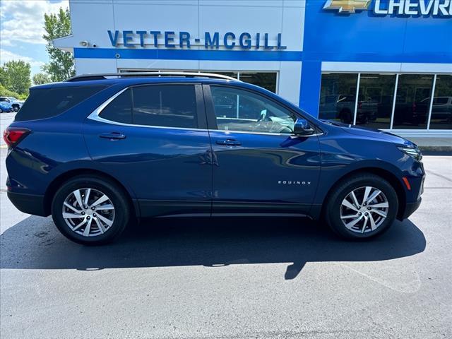 Certified 2022 Chevrolet Equinox LT with VIN 3GNAXUEV9NL264055 for sale in Three Rivers, MI