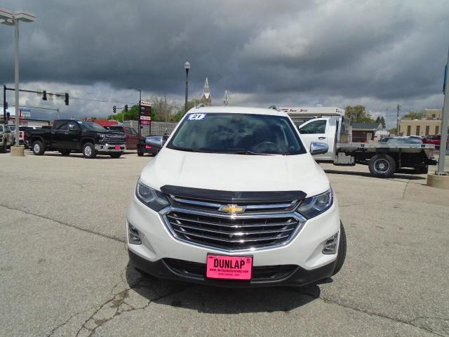 Certified 2021 Chevrolet Equinox Premier with VIN 3GNAXXEV5MS151337 for sale in Independence, IA