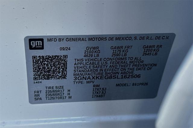 2025 Chevrolet Equinox Vehicle Photo in SALINAS, CA 93907-2500