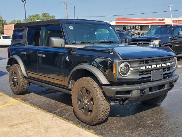 Used 2021 Ford Bronco 4-Door Black Diamond with VIN 1FMEE5BP0MLA79846 for sale in Albion, MI