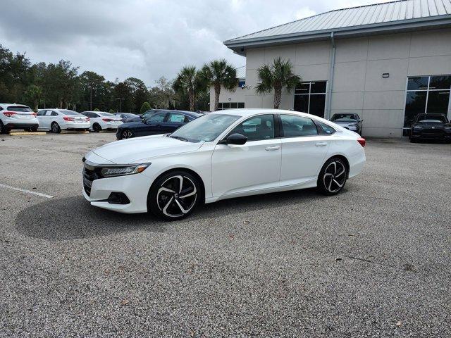 Used 2021 Honda Accord Sport with VIN 1HGCV1F36MA053907 for sale in Tampa, FL