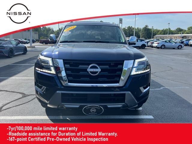 Used 2023 Nissan Armada Platinum with VIN JN8AY2CC9P9180233 for sale in Columbus, MS