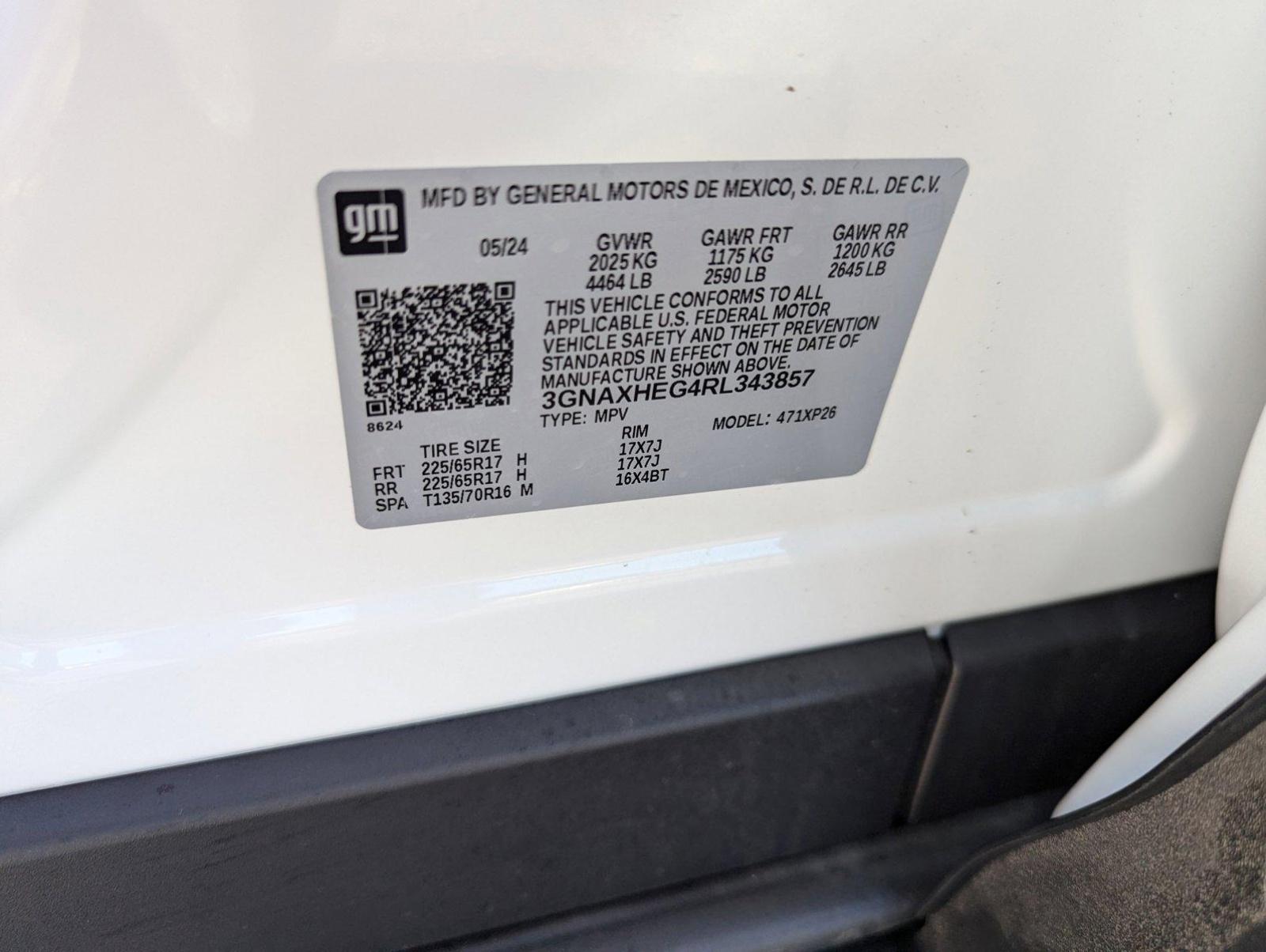 2024 Chevrolet Equinox Vehicle Photo in ORLANDO, FL 32812-3021