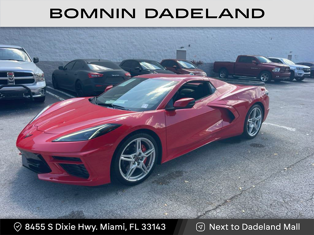 Used 2023 Chevrolet Corvette 1LT with VIN 1G1YA3D48P5140494 for sale in Miami, FL