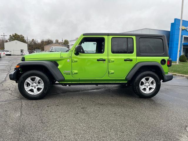 Used 2018 Jeep All-New Wrangler Unlimited Sport S with VIN 1C4HJXDN3JW283135 for sale in North Vernon, IN