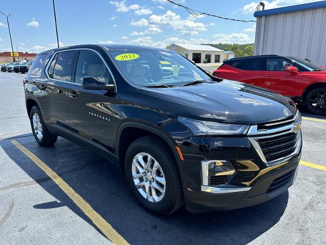 Used 2023 Chevrolet Traverse LS with VIN 1GNERFKWXPJ106533 for sale in Gallipolis, OH