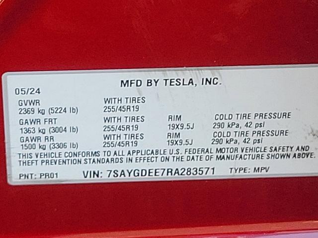 2024 Tesla Model Y Vehicle Photo in TREVOSE, PA 19053-4984