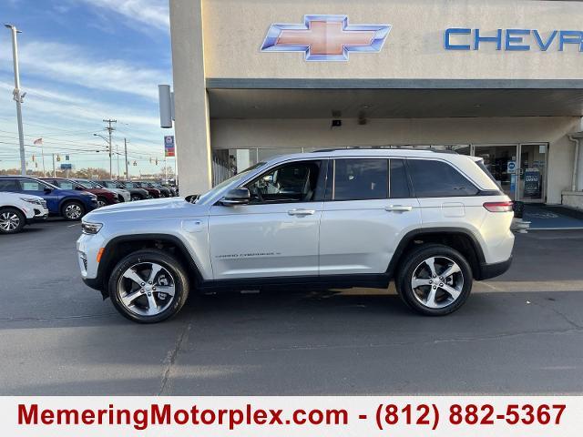 Used 2022 Jeep Grand Cherokee 4xe with VIN 1C4RJYB61N8748107 for sale in Vincennes, IN