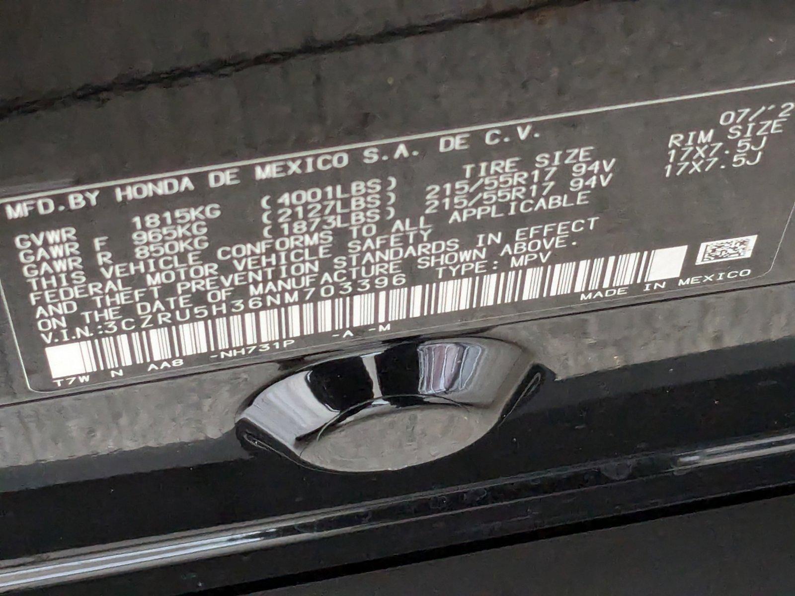 2022 Honda HR-V Vehicle Photo in Miami, FL 33015