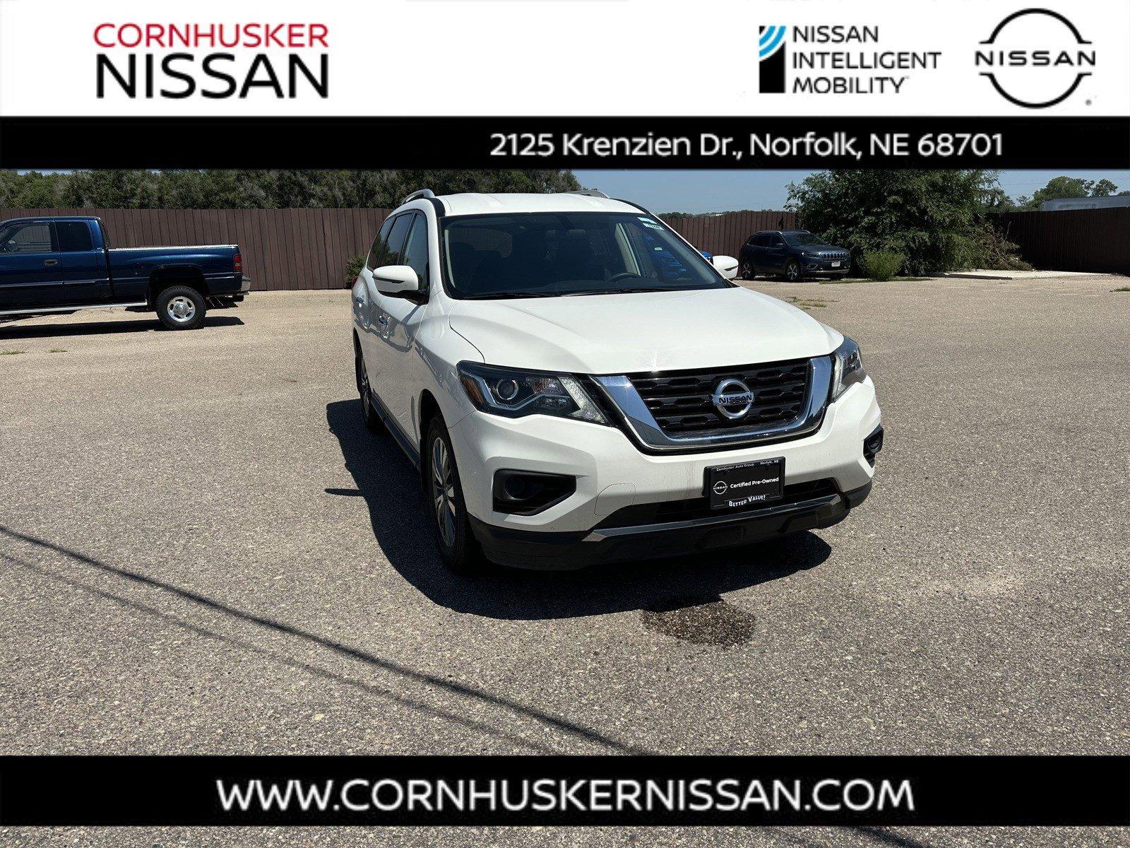 Certified 2020 Nissan Pathfinder S with VIN 5N1DR2AN3LC634592 for sale in Norfolk, NE