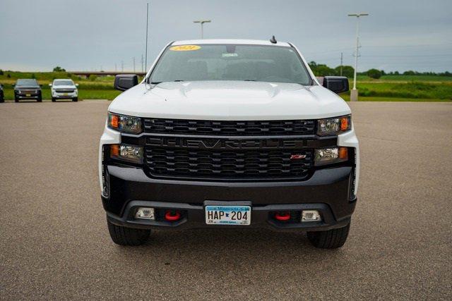 Used 2021 Chevrolet Silverado 1500 Custom with VIN 1GCPYCEF2MZ399372 for sale in Willmar, MN